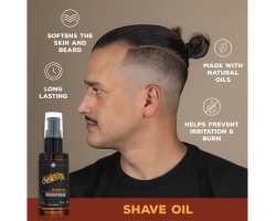 Ulei de barbierit Suavecito shave oil 30 ml - Img 3