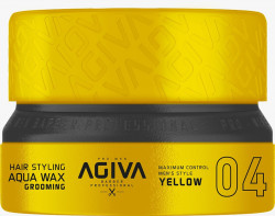 Ceara de par Agiva Styling Hair Wax Aqua Grooming - Yellow 155 Ml