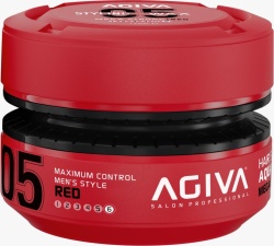 Ceara de par Agiva Styling Hair Wax Aqua Mega Strong - Red 175 Ml