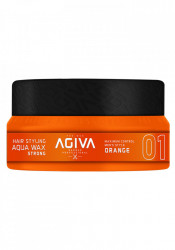Ceara de par Agiva Styling Hair Wax Aqua Strong - Orange 90 mL