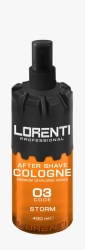 Colonie Lorenti after shave Cologne spray 400 ml Storm