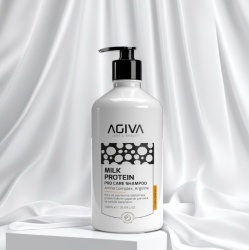 Sampon hidratare si reparare Agiva Milk Protein Amino Complex Pro Care Shampoo 1000 ml - Img 3