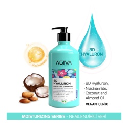 Sampon pentru hidratare Agiva 8D Hyoluron Pro Care Shampoo 500 ml - Img 2