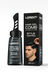 Set Pieptene aplicator gel de par Lorenti Hair Gel Comb 260 ml