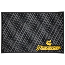 Covoras Frizerie Prospectors Barber mat black&gold