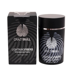 Fibre de par Crazy Bull Hair Building Fibers - medium brown 22g - made in UK