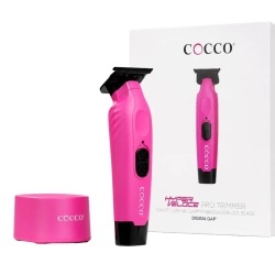 Masina de contur Cocco Hyper Veloce trimmer Pink - articol profesional doar pentru frizeri si stilisti - Img 5