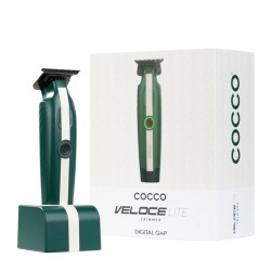Masina de contur Cocco Veloce Lite trimmer green-white - articol profesional doar pentru frizeri si stilisti - Img 3