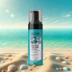 Spuma pentru volum Agiva Sea Salt Texture Hair Foam 200 Ml - Img 2