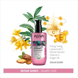 Ulei de par Agiva Ylang Ylang Lıpozom C Pro Care Hair Serum 100 ml - Img 2