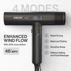 Uscator Cocco Air Ionic Dryer Black - Img 10