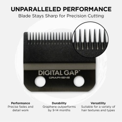 Cocco Ambassador digital gap clipper fade blade - Img 6