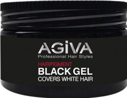 Gel negru AGIVA HAIR STYLING BLACK GEL 250 ML