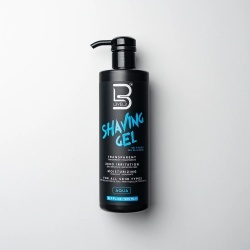 Gel transparent de bărbierit L3VEL3 Shaving Gel Aqua, 500 ml