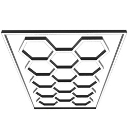 Hexagonleds 4830x2430mm - 14 hexagoane