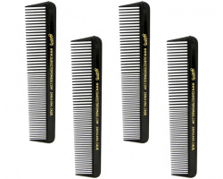 Set de piepteni - 4 piepteni negri Suavecito K-C017 Comb Pack - Black