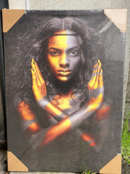 Tablou Canvas pentru saloane beautiful warrior woman
