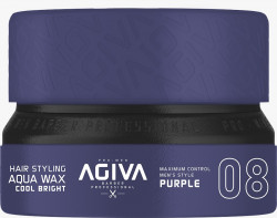 Ceara de par panza de paianjen Agiva Styling Hair Wax Cool Bright - Purple 155 Ml