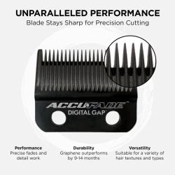 Cocco Digital Gap Accufade Graphene Fade Clipper Blade - Img 4