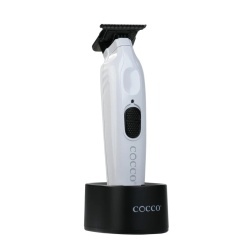 Masina de contur Cocco Veloce Pro trimmer Pearl White - articol profesional doar pentru frizeri si stilisti