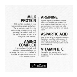 Sampon hidratare si reparare Agiva Milk Protein Amino Complex Pro Care Shampoo 500 ml - Img 2
