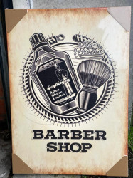 Tablou Canvas pentru saloane Kaiser after shave