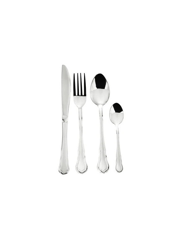 Set de tacamuri ptr 12 pers cu finisaj in oglinda 72 piese SILVER RL-72S