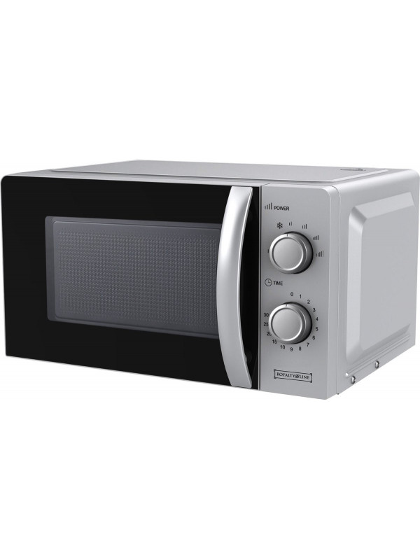 Cuptor cu microunde Royalty Line® MWO3819S - 700 W - 6 trepte de putere - Argintiu