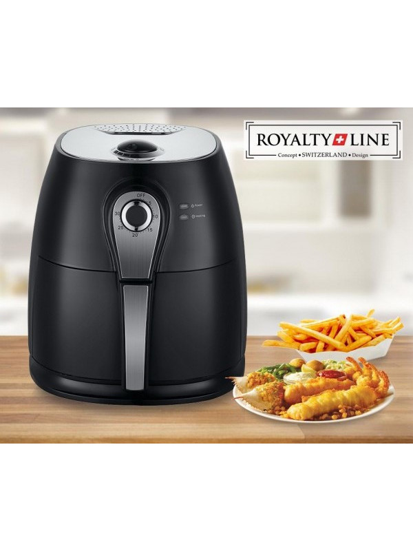 Fripteuza cu aer cald Royalty Line 3L 1400W,black,RL-AF3.1 B