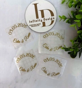 Sticker cu nume pentru piciorul paharului - Img 2