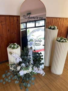 Sticker pentru oglindă 'Welcome to our wedding' - Img 2