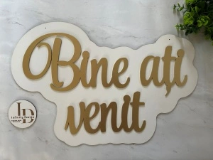 Placuță 'Bine ați venit'