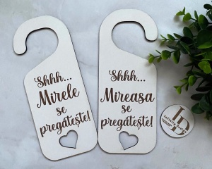 Set semne pentru ușă