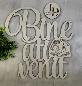 Placuță 'Bine ați venit'