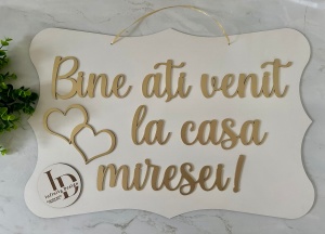 Placuță 'Bine ați venit'