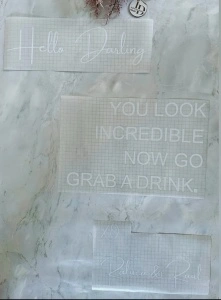 Sticker pentru oglindă - Hello Darling - Img 2
