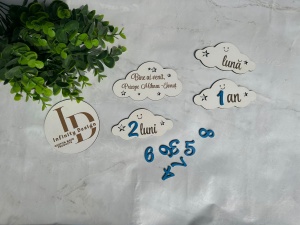 Milestone pentru bebeluș nori