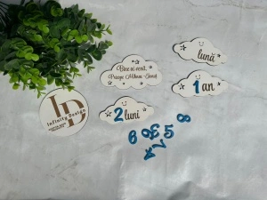 Milestone pentru bebeluș nori