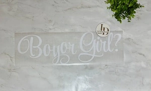 Sticker pentru oglindă - Boy or Girl - Img 2