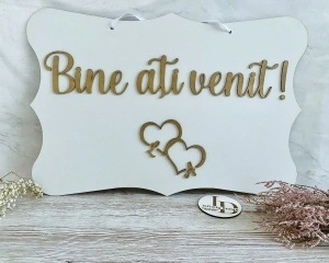 Placuță 'Bine ați venit'