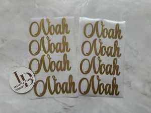 Sticker cu nume pentru baloane - Img 2