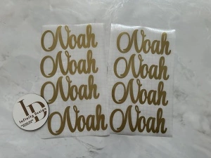 Sticker cu nume pentru baloane - Img 2