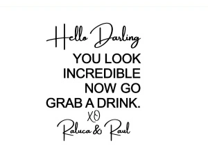 Sticker pentru oglindă - Hello Darling