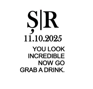 Sticker pentru oglinda 'you look'