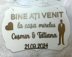 Placuță 'Bine ați venit' - Img 2