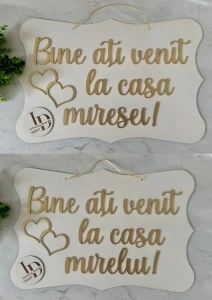 Set Placuțe 'Bine ați venit'