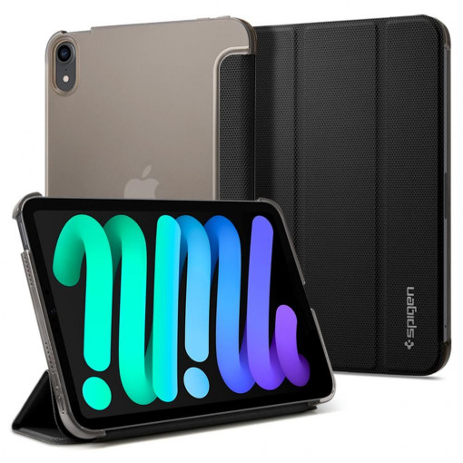 Husa tableta iPad Mini 6 (2021) - Spigen Liquid Air Folio - Black