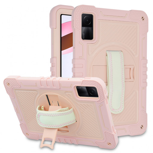 Husa tableta Xiaomi Redmi Pad - Techsuit StripeShell 360 - Pink
