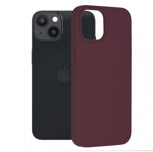 Husa telefon iPhone 14 - Techsuit Soft Edge Silicone - Plum Violet
