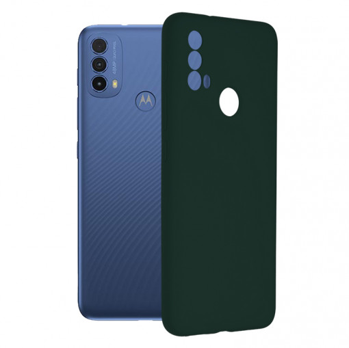 Husa telefon Motorola Moto E40 / Moto E30 - Techsuit Soft Edge Silicone - Dark Green